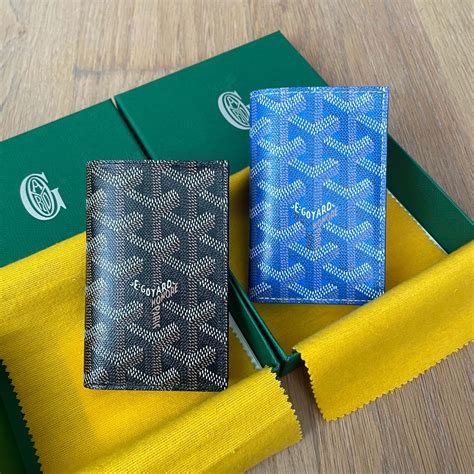 goyard wallet mens custom|real goyard wallet.